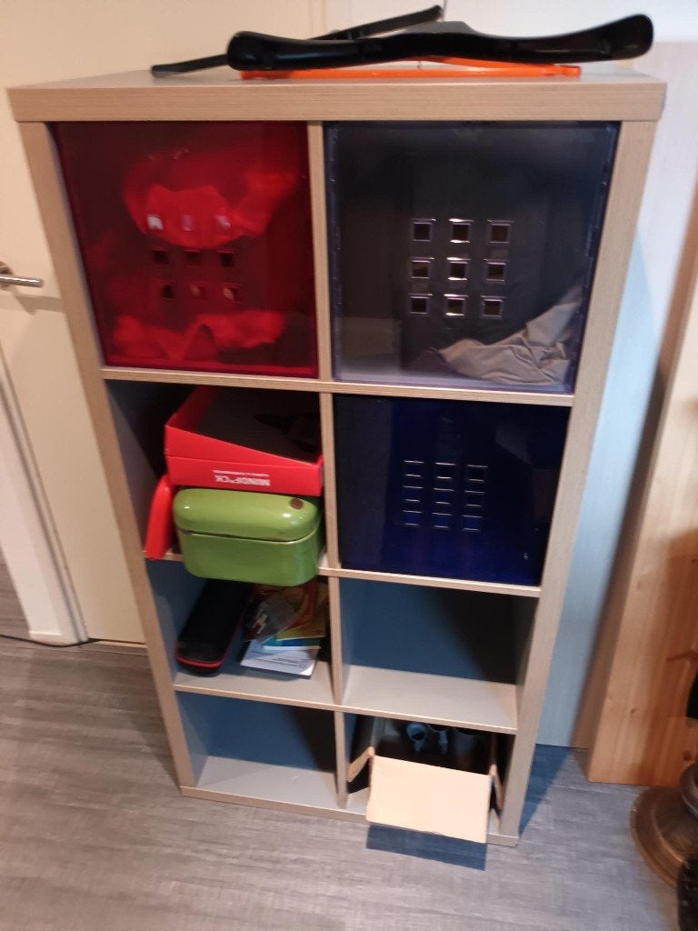 Ikea Kalax 4x2 kast, Ophalen, Met plank(en), Gebruikt, 50 tot 100 cm