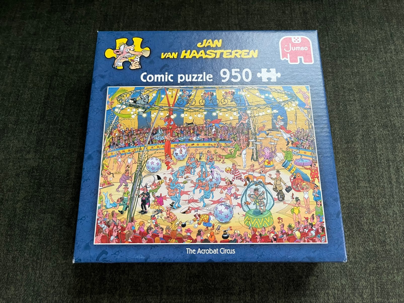 Jan van Haasteren puzzel 950st circus JVH als nieuw, Ophalen of Verzenden, 500 t/m 1500 stukjes, Zo goed als nieuw