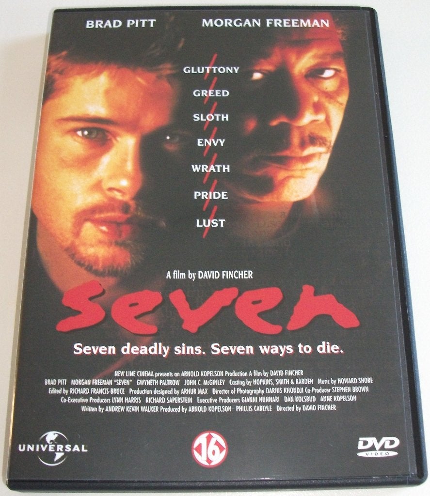 Dvd *** SEVEN *** Seven deadly sins. Seven ways to die., Vanaf 16 jaar, Ophalen of Verzenden, Zo goed als nieuw, Overige genres