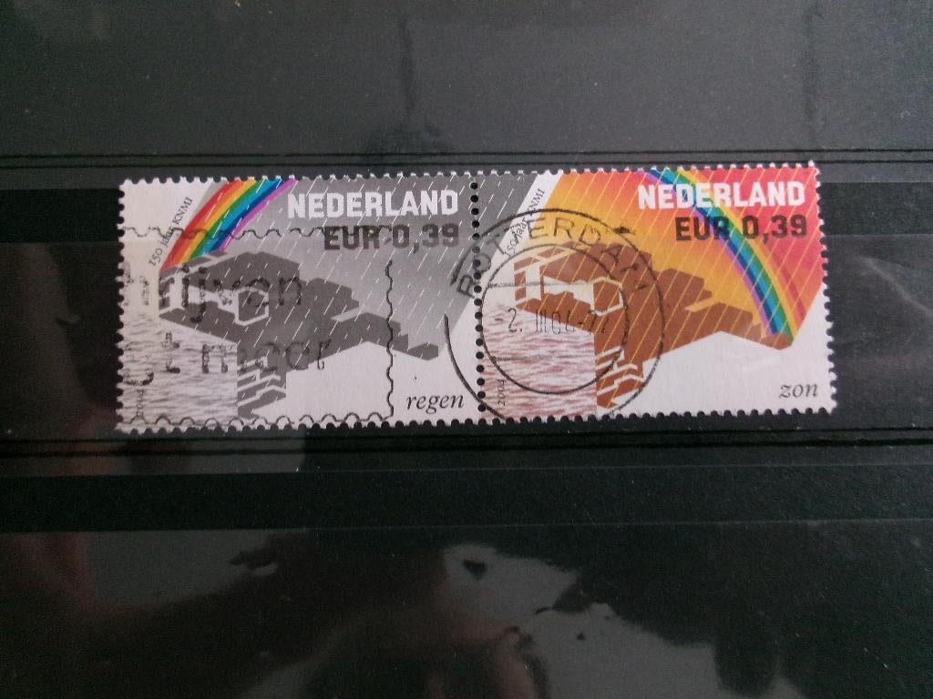 2004 - paar 150 jaar knmi (717h), Postzegels en Munten, Verzenden, Gestempeld
