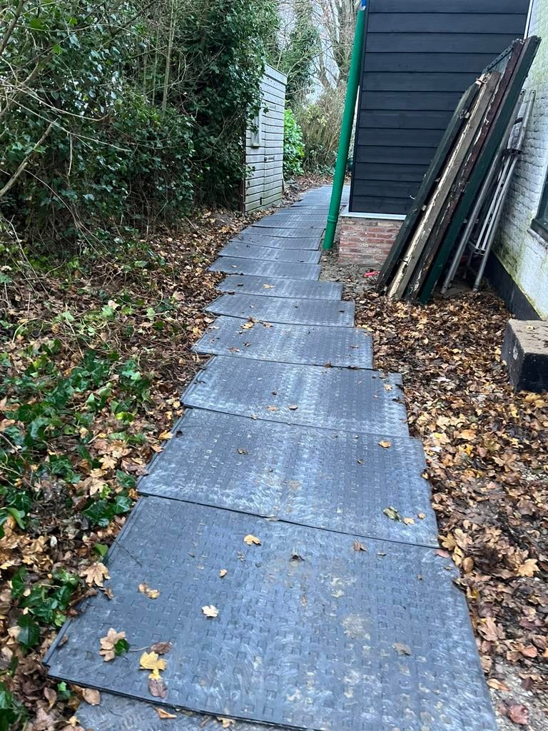 Nieuwe kuntstof rijplaten, Tuin en Terras, Tegels en Klinkers, Ophalen of Verzenden, Zo goed als nieuw, Overige typen
