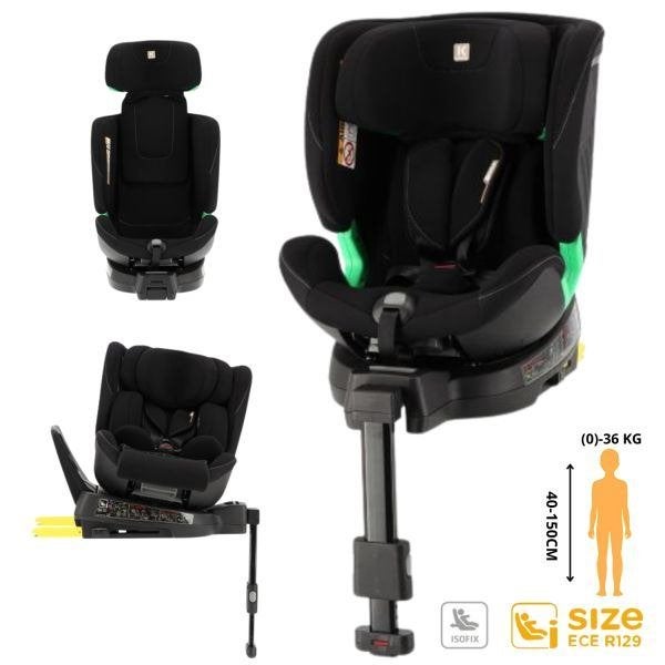 Kidsriver Circle 360 Draaibaar Autostoeltje + hoes, Kinderen en Baby's, Autostoeltjes, Verstelbare rugleuning, Gebruikt, 0 t/m 18 kg