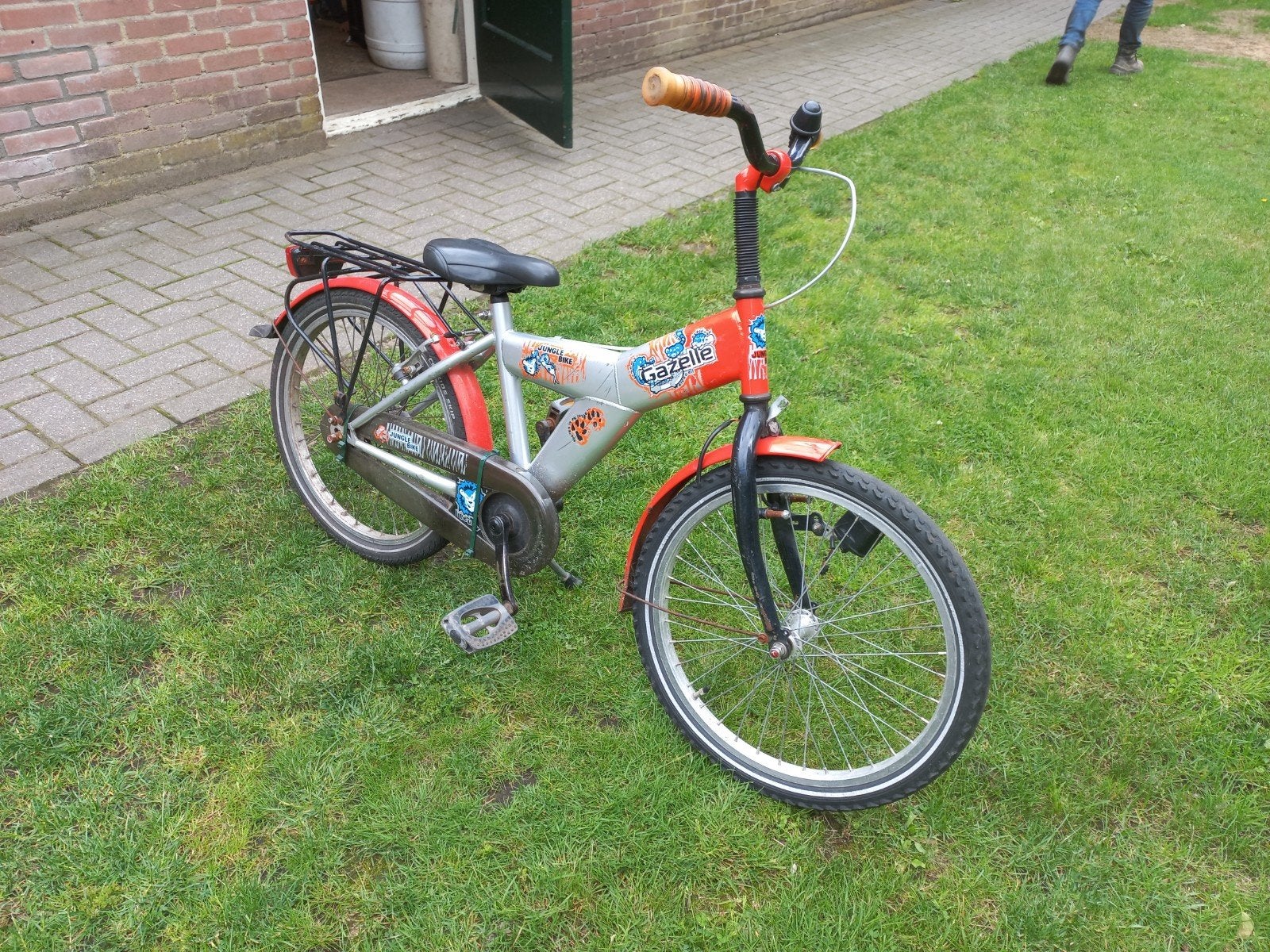 Tweedehandse Gazelle jongensfiets, Ophalen, Terugtraprem, Gebruikt, Handrem