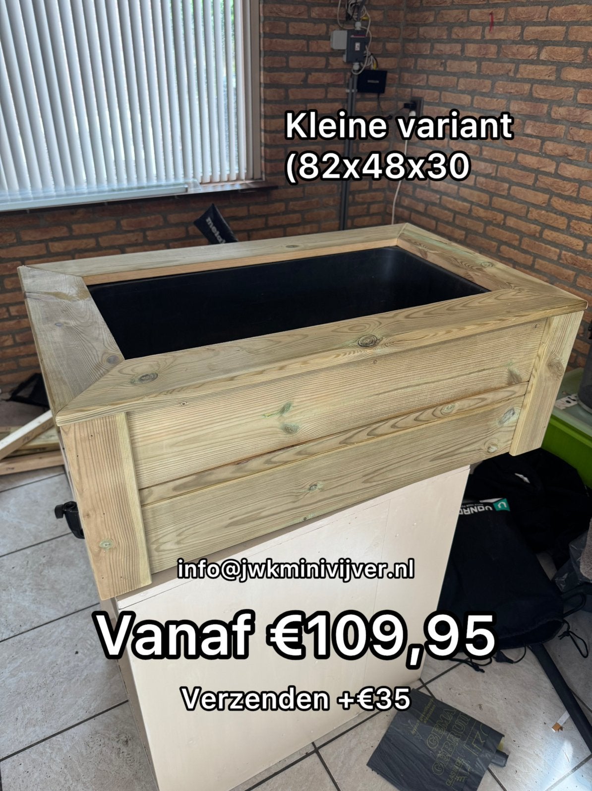 Mini Vijver / Terrasvijver🌿 in meerdere kleuren beschikbaar, Tuin en Terras, Vijvers, Ophalen, Nieuw