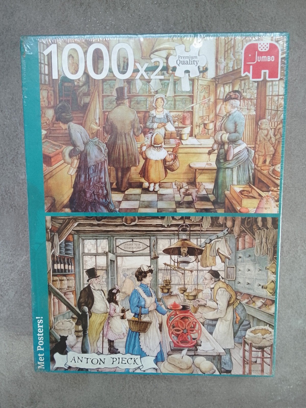 Anton Pieck 2 legpuzzels 1000 st, nieuw, Ophalen of Verzenden, 500 t/m 1500 stukjes, Nieuw, Legpuzzel