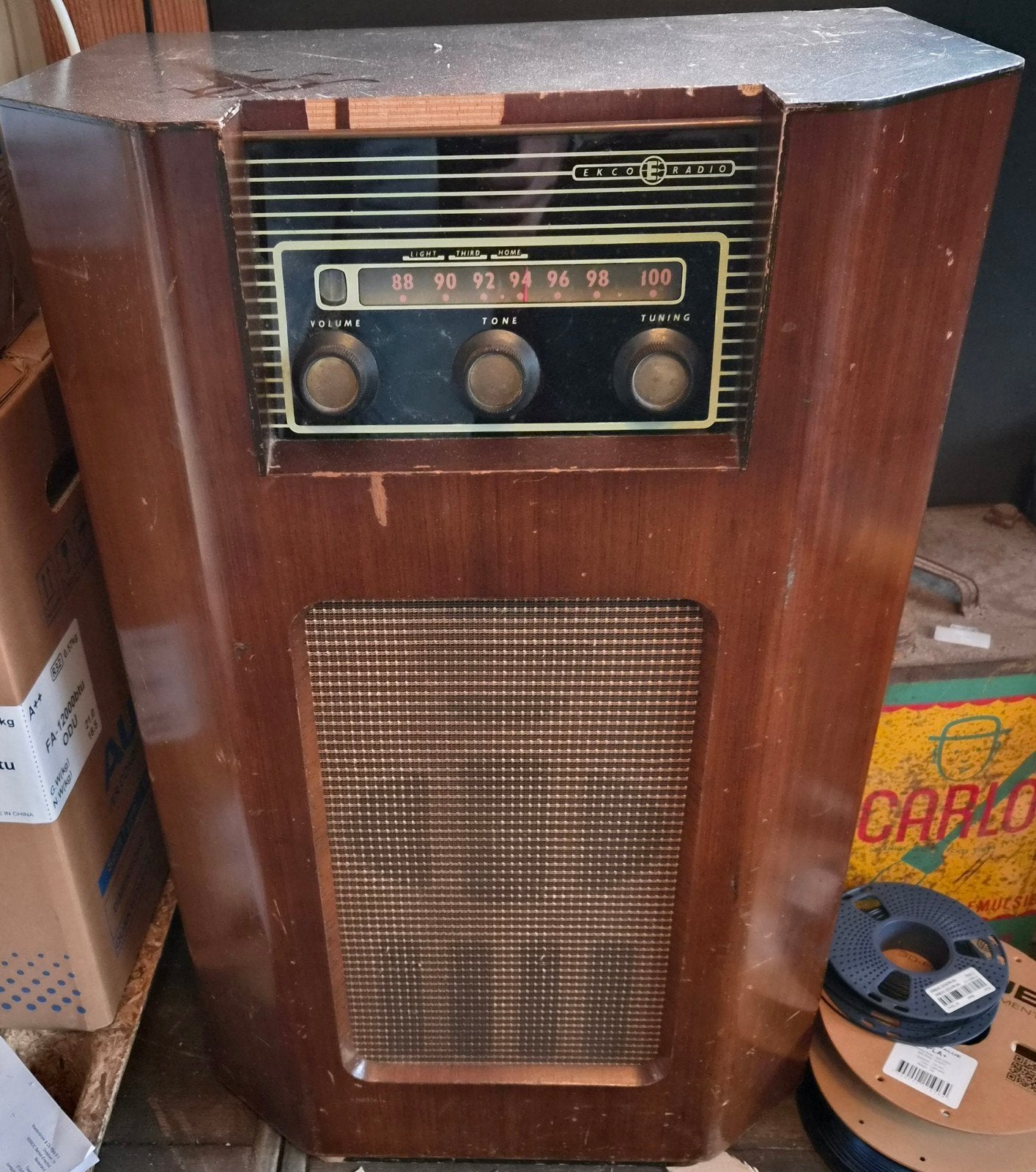 Oude staande radio, Ophalen of Verzenden