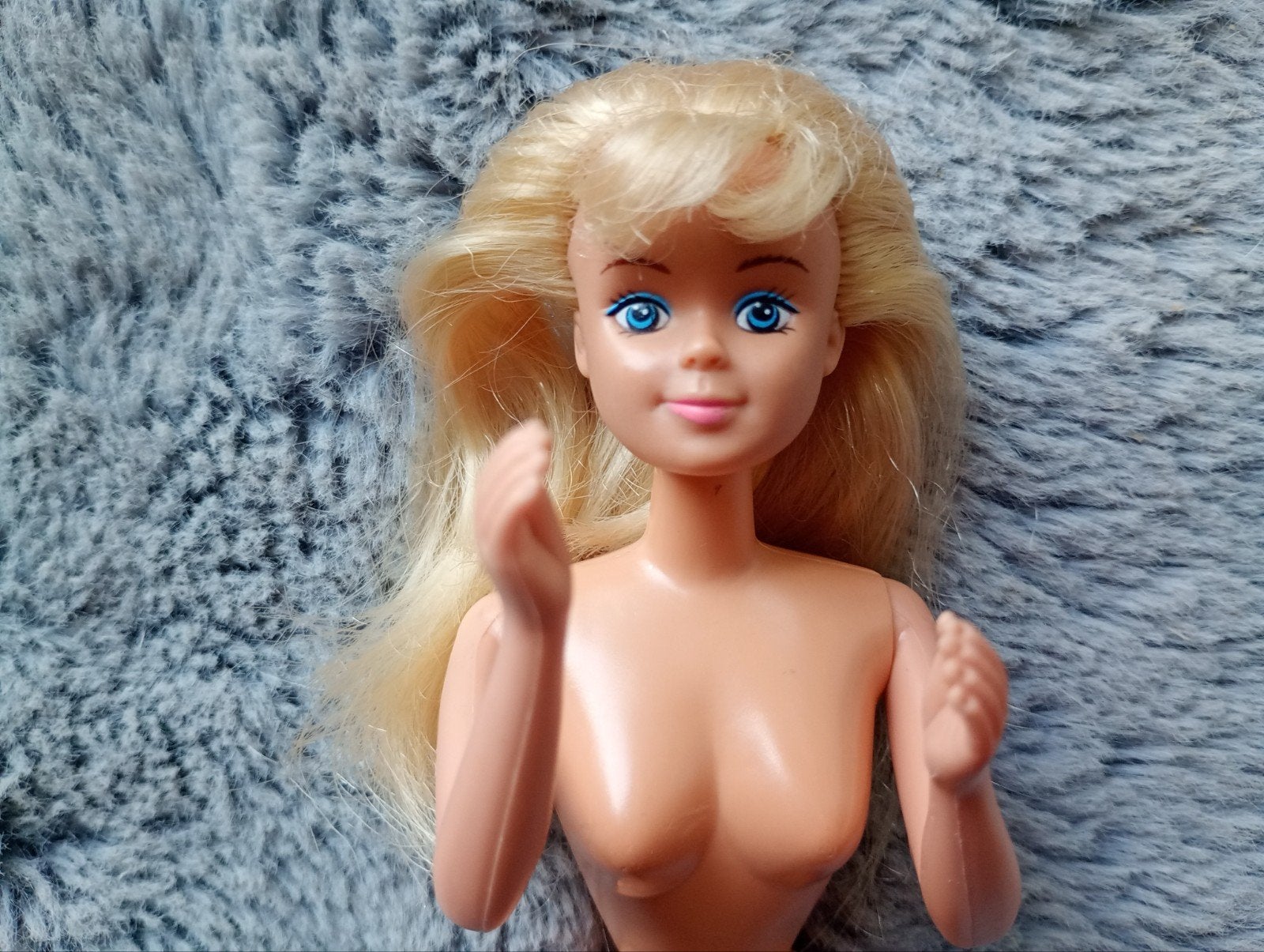 Vintage Petra Barbie pop met blond haar, Ophalen of Verzenden, Gebruikt, Pop