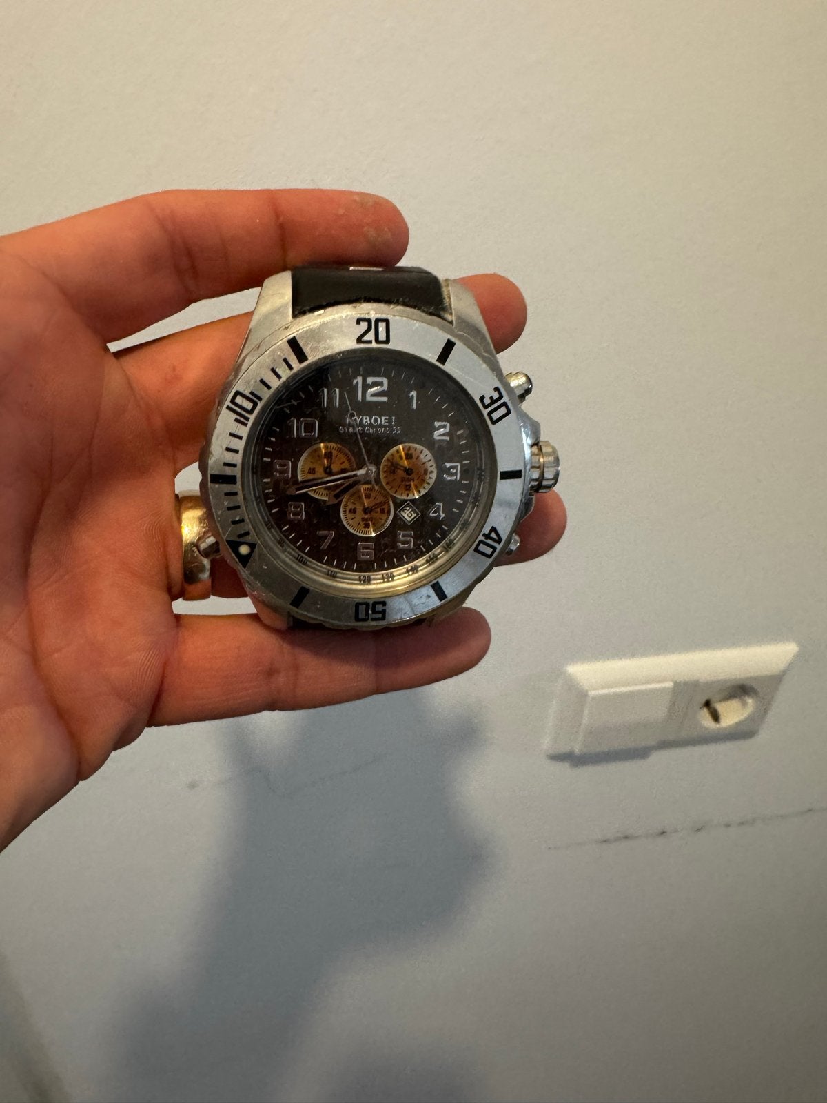 Kyboe! horloge - Stoer en functioneel, Overige merken, Gebruikt, Staal, Polshorloge