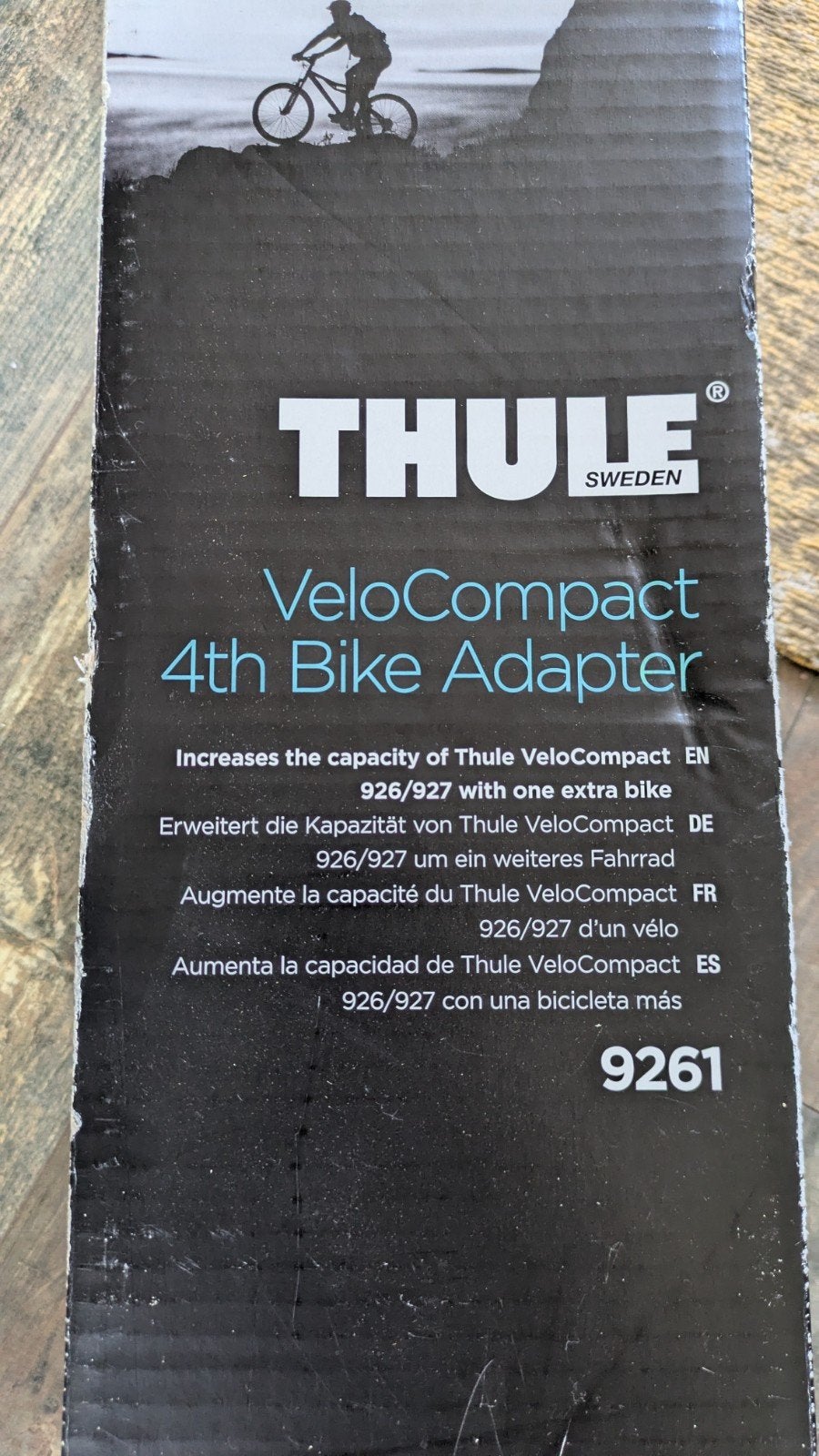 Thule VeloCompact 4e fiets adapter 9261 - Nieuw, Auto diversen, Fietsendragers, Ophalen of Verzenden, 1 fiets, Nieuw, Fietsendrager-accessoire