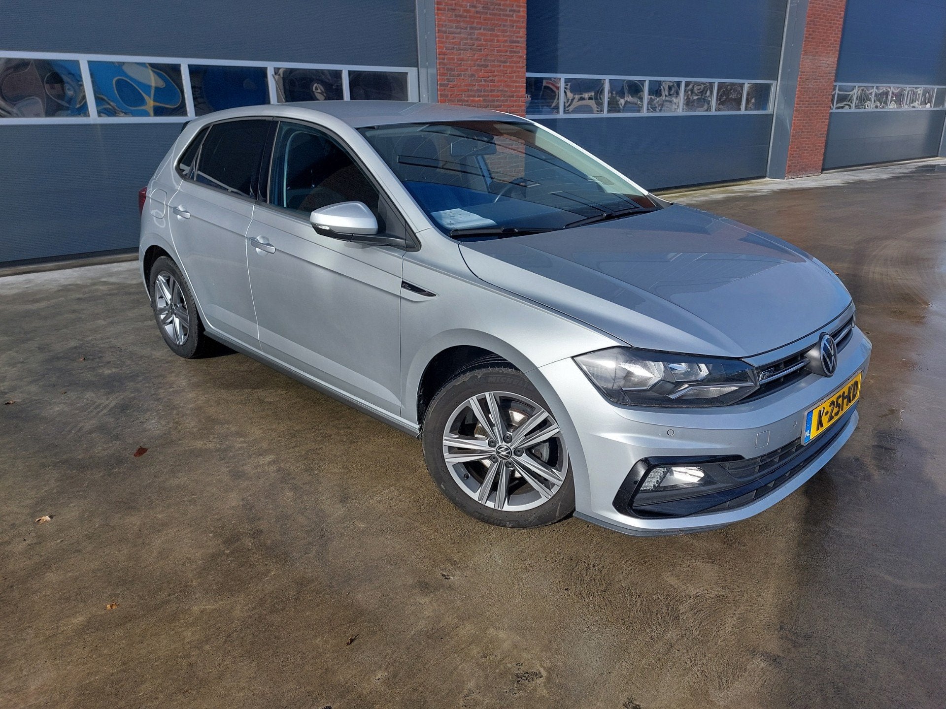 Volkswagen Polo 1.0 TSI Highline Business R Airco/ECC / NAV, Auto's, Voorwielaandrijving, Gebruikt, 49 €/maand, Origineel Nederlands