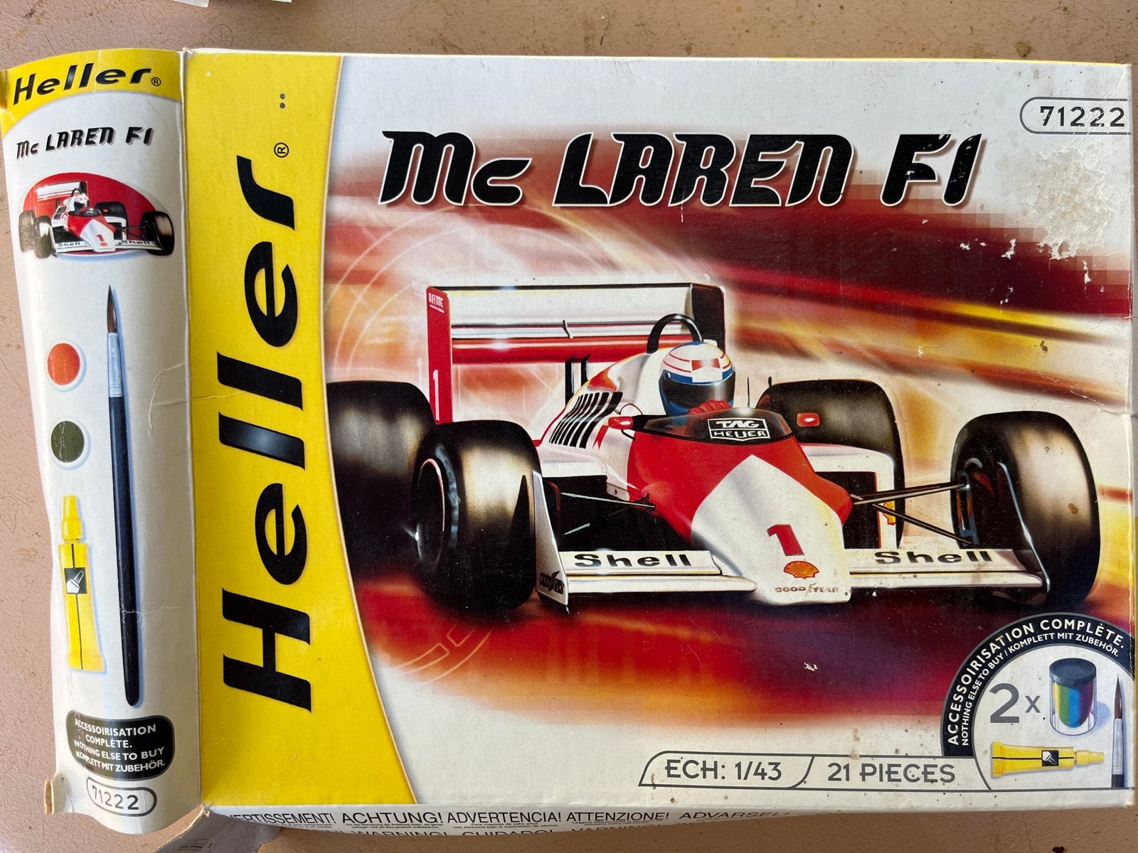 Heller Williams F1 & McLaren F1 Modelbouw Kits 1:43, Auto, 1:32 tot 1:50, Nieuw, Ophalen of Verzenden