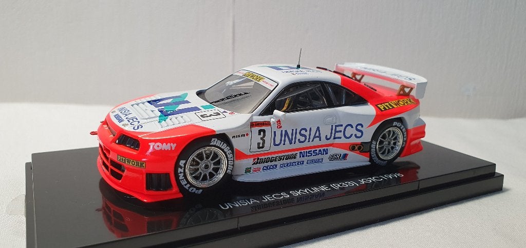 Ebbro Nissan Skyline GT-R (R33) JGTC 1998 UNISIA JECS, Verzenden, Nieuw, Auto, Overige merken