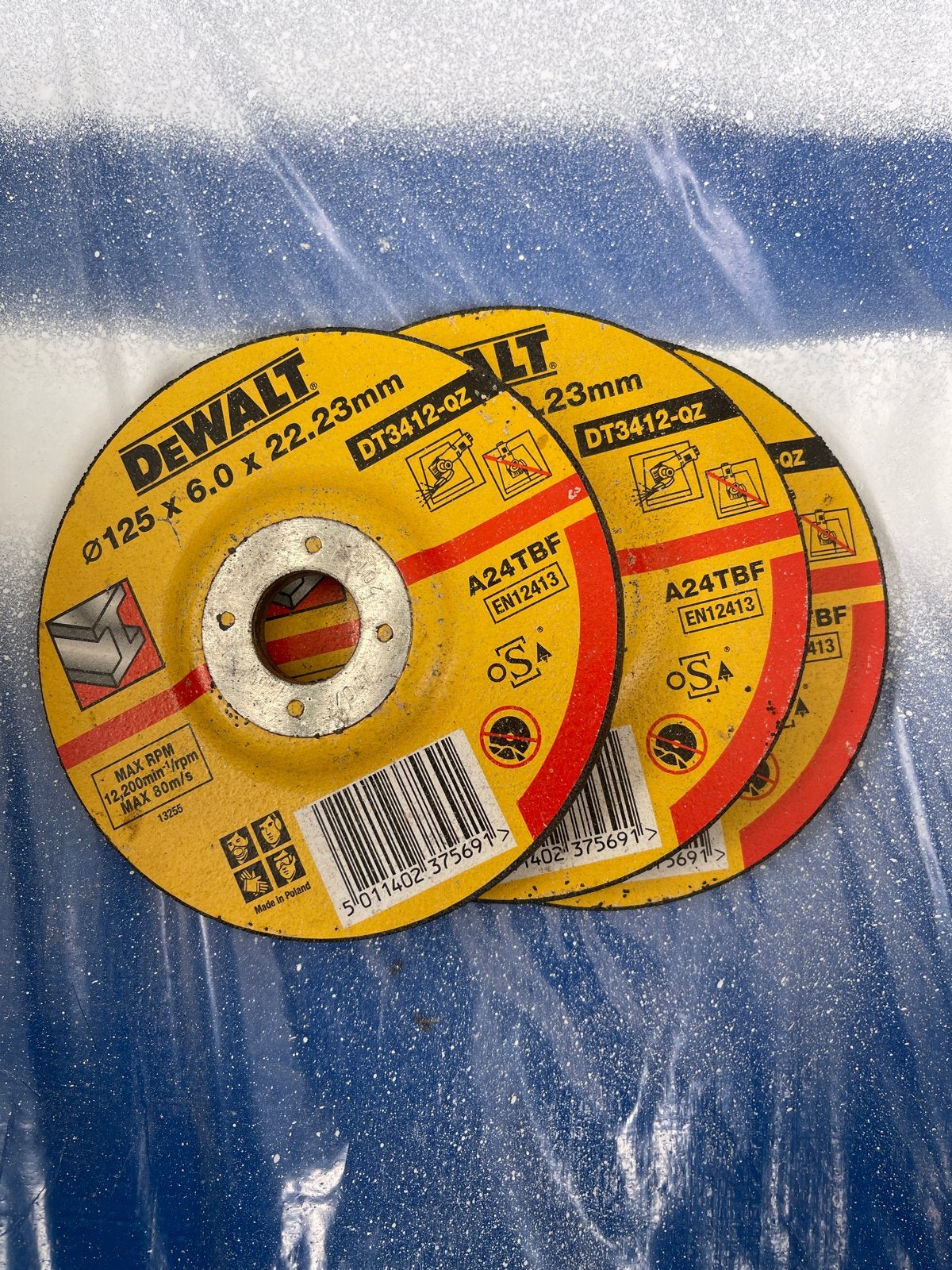 DeWalt doorslijpschijven 125mm x 6.0mm (3 stuks), Ophalen, Nieuw, 1000 watt of meer, Overige typen