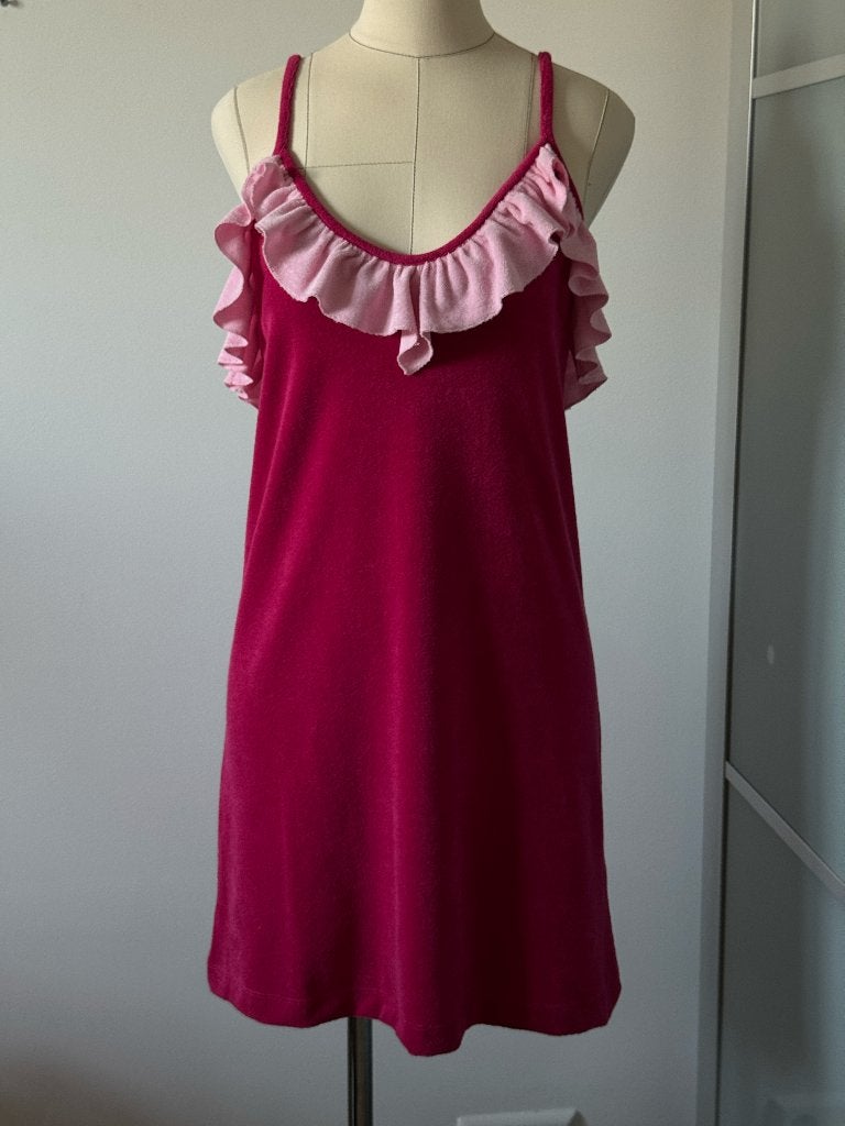 Zomerjurk van badstof materiaal!, Kleding | Dames, True Ray, Nieuw, Ophalen of Verzenden, Roze