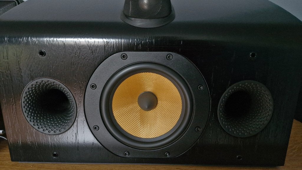 B&W HTM7 centerspeaker, Ophalen, Gebruikt, 60 tot 120 watt, Bowers & Wilkins (B&W)
