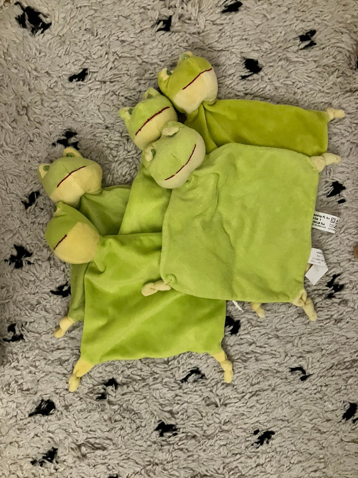 Fl kikker knuffeldoekje, Ophalen of Verzenden, Zo goed als nieuw, Groen, Kikker