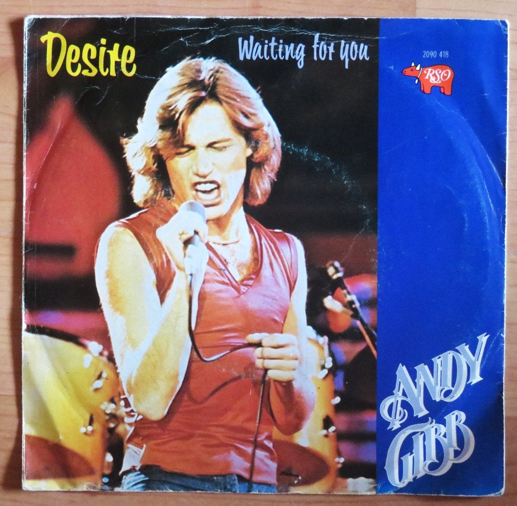 Vinyl single Andy Gibb: Desire ( 1980 ), Ophalen of Verzenden, LP