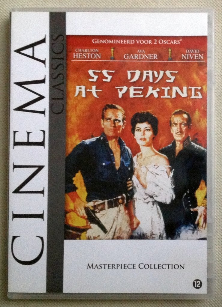 55 Days at Peking Charlton Heston Ava Gardner David Niven, 1960 tot 1980, Verzenden, Nederlands, Vanaf 12 jaar