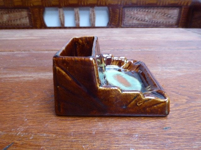 Art deco keramiek asbak, Thulin, Antiek en Kunst, Ophalen of Verzenden