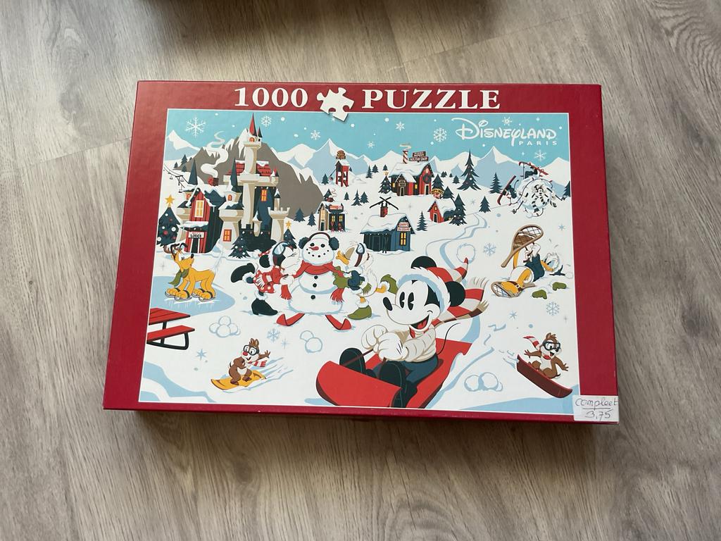 Disney Disneyland Parijs 1000 stukjes puzzel, Hobby en Vrije tijd, Denksport en Puzzels, Ophalen, 500 t/m 1500 stukjes, Zo goed als nieuw