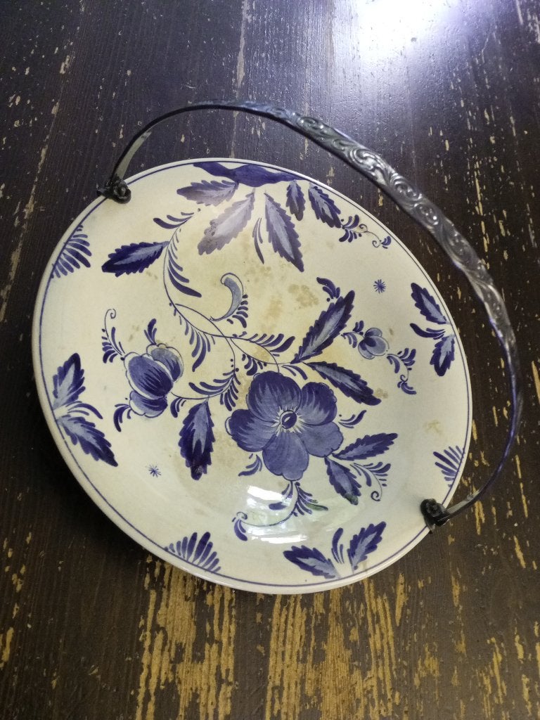 Vintage Serveerschaal van Plateelbakkerij Zenith uit Gouda, Ophalen of Verzenden