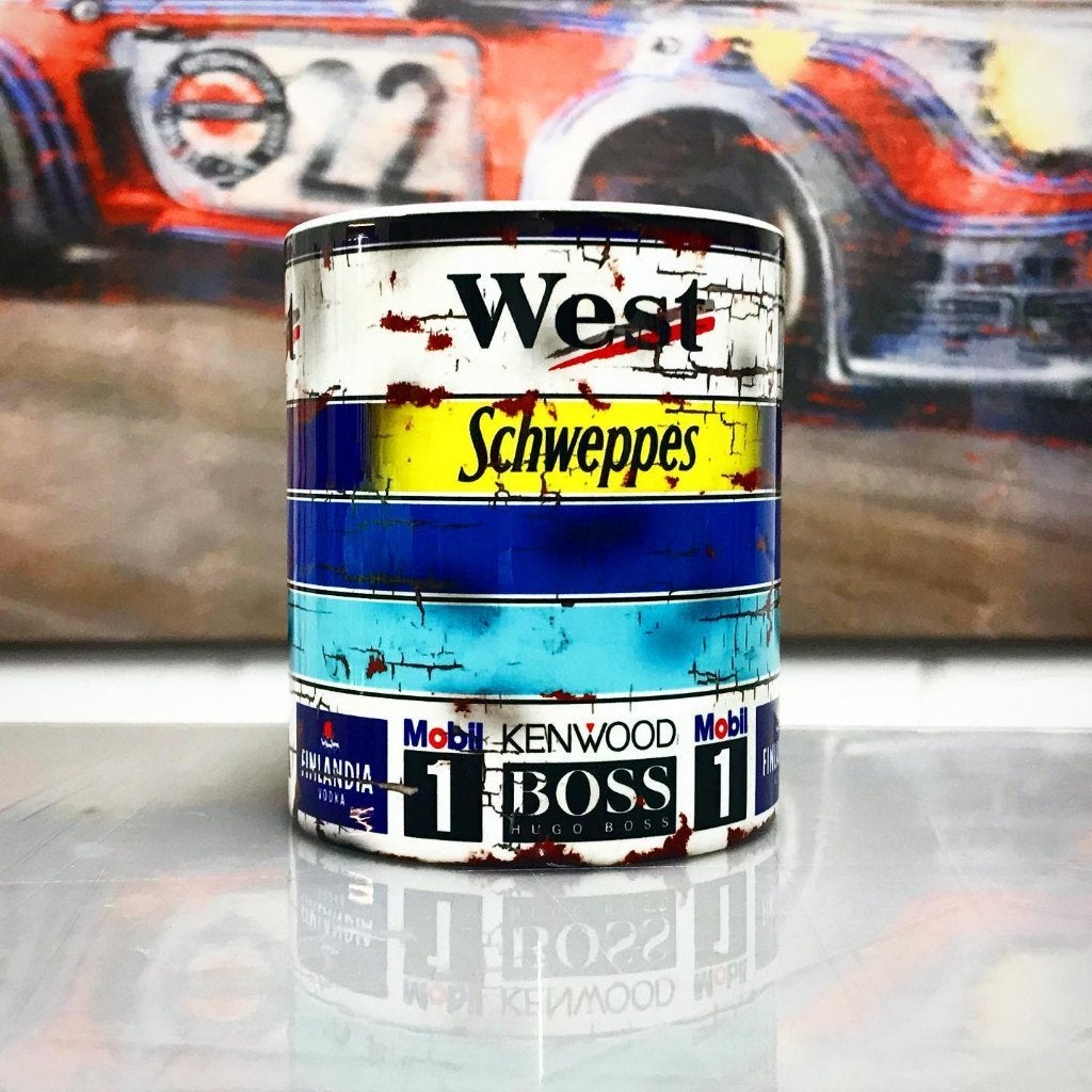 ✅ Mika Häkkinen Helmet mok Vintage olie F1 Autosport, Ophalen of Verzenden, Nieuw, Formule 1