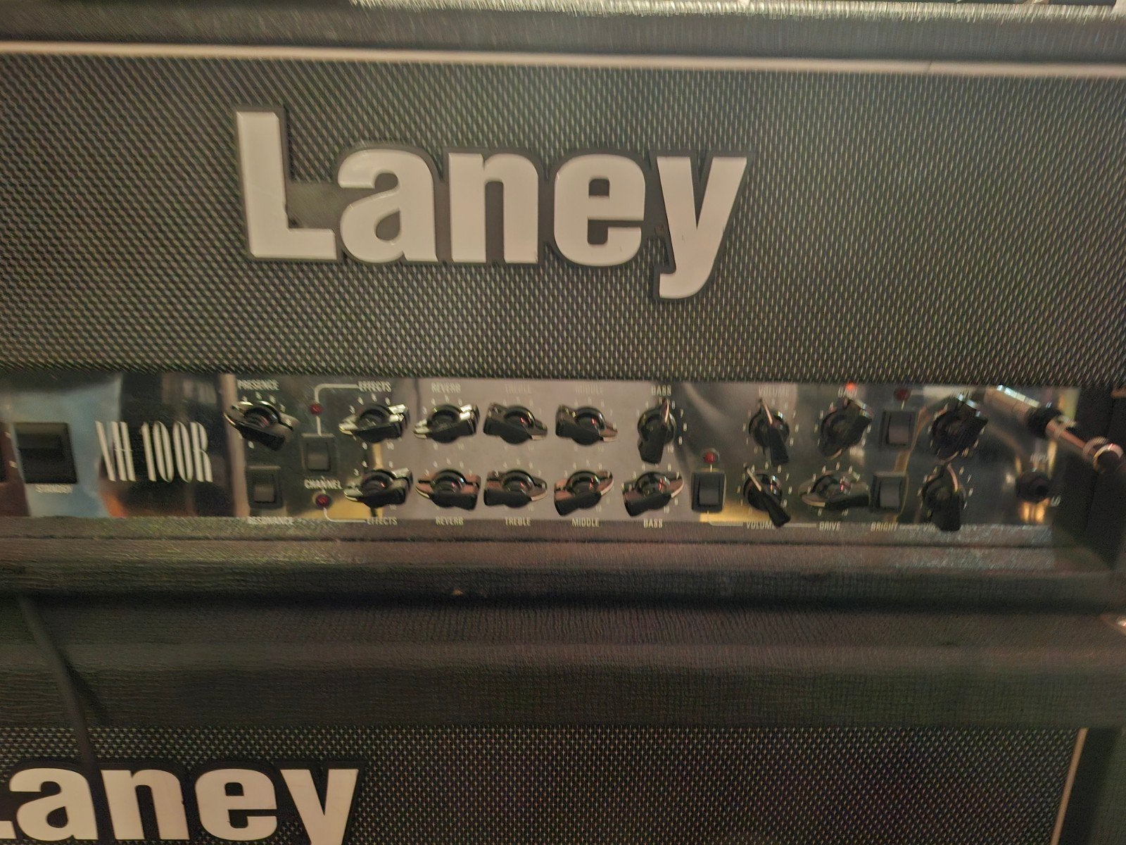 Laney VH100R met originele footswitch en GS212 cab, Muziek en Instrumenten, Ophalen of Verzenden, Gebruikt