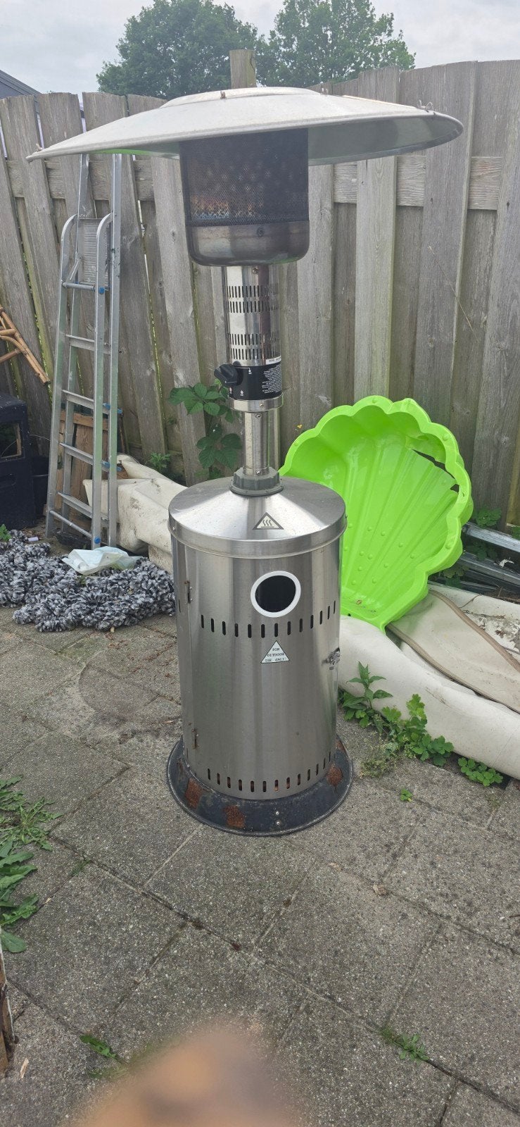 Terrasverwarmer op gas - Gebruikt, Gebruikt, Ophalen of Verzenden, Waterbestendig, Vloer
