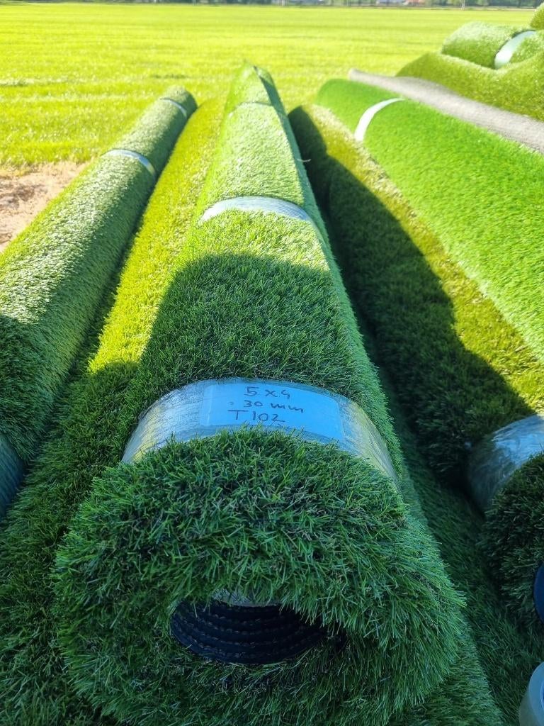 Kunstgras coupon 5 x 4 meter T102 30 mm, Ophalen, Nieuw, 20 m² of meer, Kunstgras