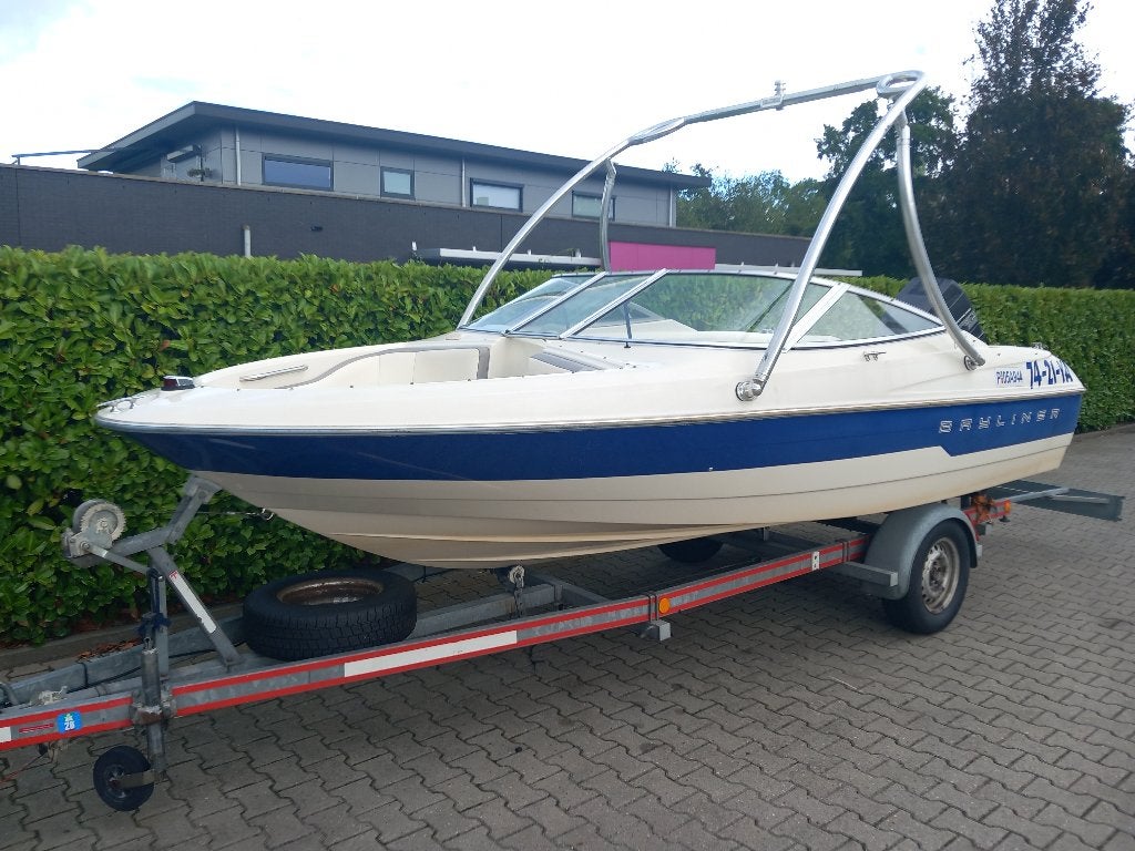 MOOIE BAYLINER 1700 120 PK+GEKEURDE TRAILER INRUIL MOGELIJK, Gebruikt, 120 tot 200 pk, Ophalen of Verzenden, Bayliner