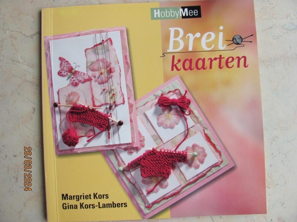 NIEUWSTAAT Hobby Mee BREIKAARTEN Kors-Lambers KORS breien, Ophalen of Verzenden, Zo goed als nieuw, Margriet Kors, Gina Kors-Lambers