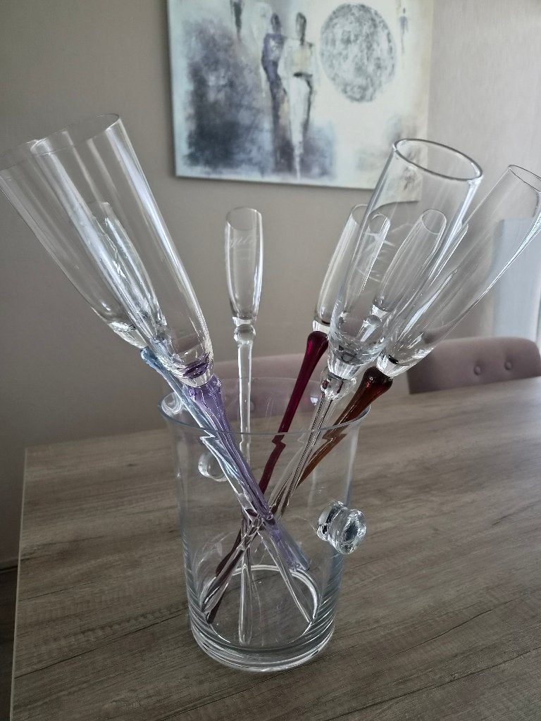 Champagne Flutes in koeler, Ophalen, Zo goed als nieuw, Overige typen