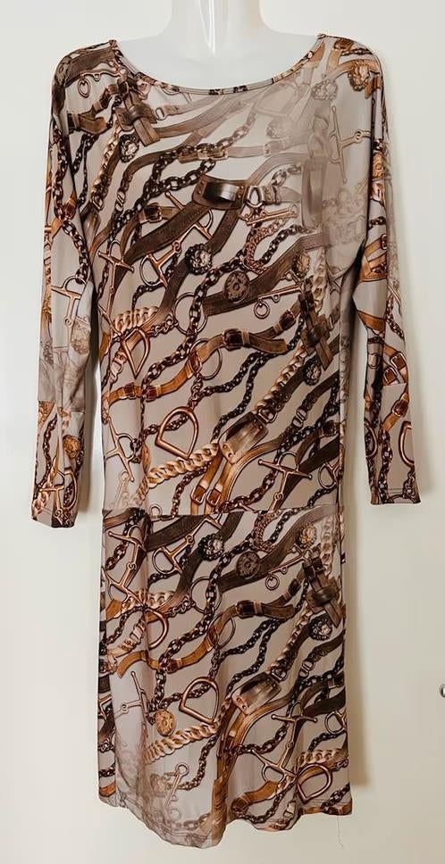 Studio Mo jurk maat S, Kleding | Dames, Beige, Ophalen of Verzenden, Zo goed als nieuw, Maat 36 (S)