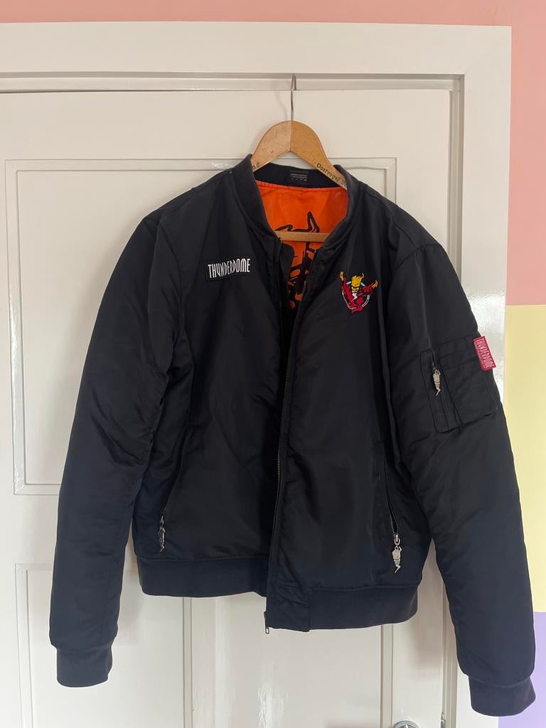 Thunderdome Bomberjack Zwart XL, Ophalen of Verzenden, Zo goed als nieuw, Maat 56/58 (XL), Zwart