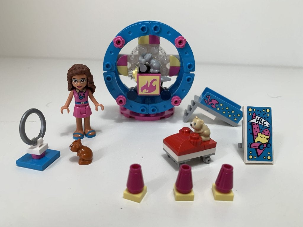 LEGO Friends Olivia's hamsters 41383 – compleet met boekje, Ophalen, Lego, Friends, Zo goed als nieuw