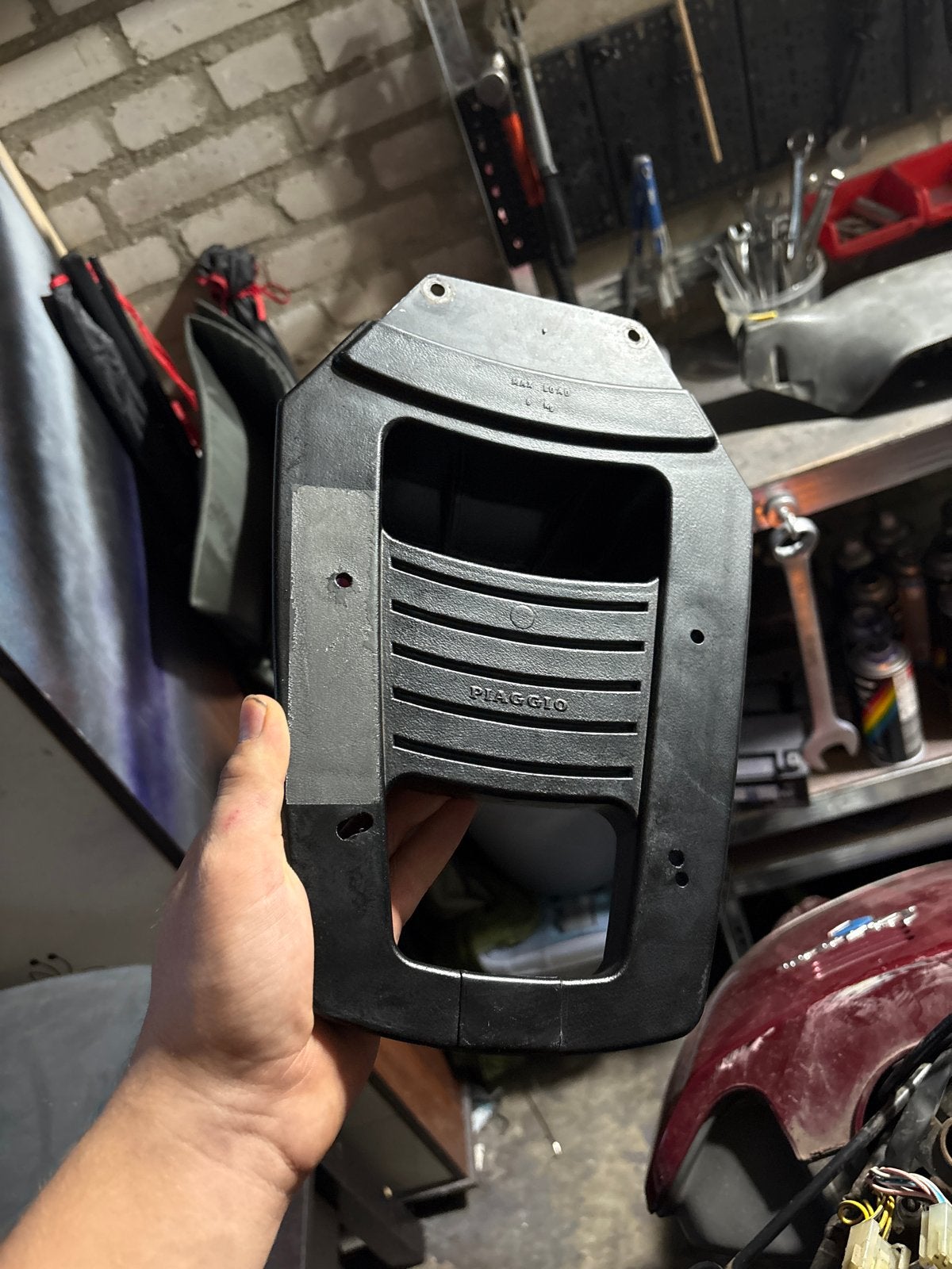 Piaggio achterdrager bagagerek, Ophalen, Gebruikt, Overige typen, Piaggio