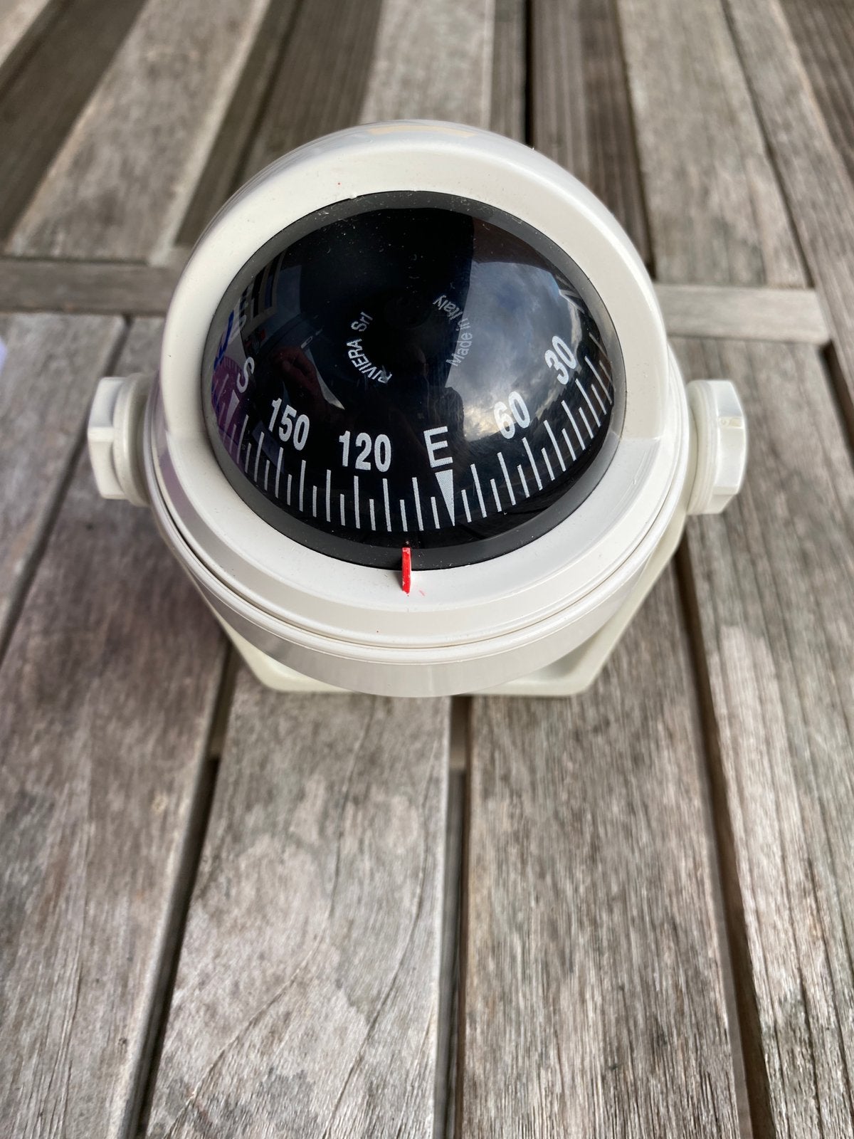 Riviera Stella BS2 Scheepskompas Wit (Met Beugel) – NIEUW, Ophalen of Verzenden, Nieuw, Gps of Kompas