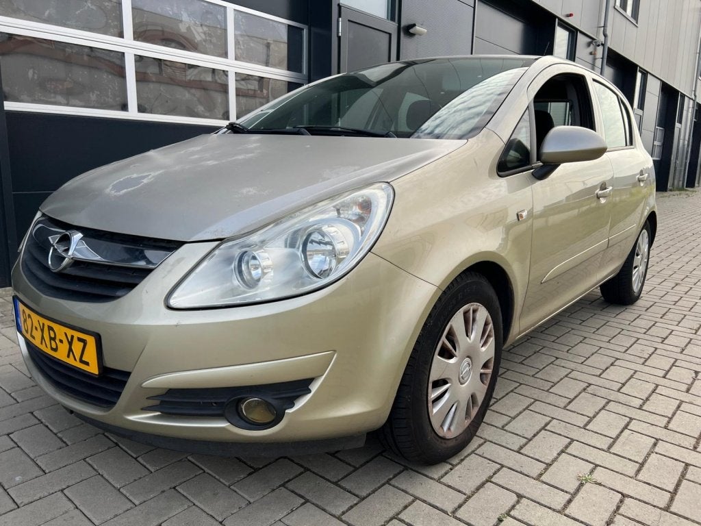 Opel Corsa 1.4-16V 5-Drs,146.957 KM VERKOCHT (bj 2007), Auto's, Opel, Gebruikt, Zwart, 4 cilinders, Origineel Nederlands