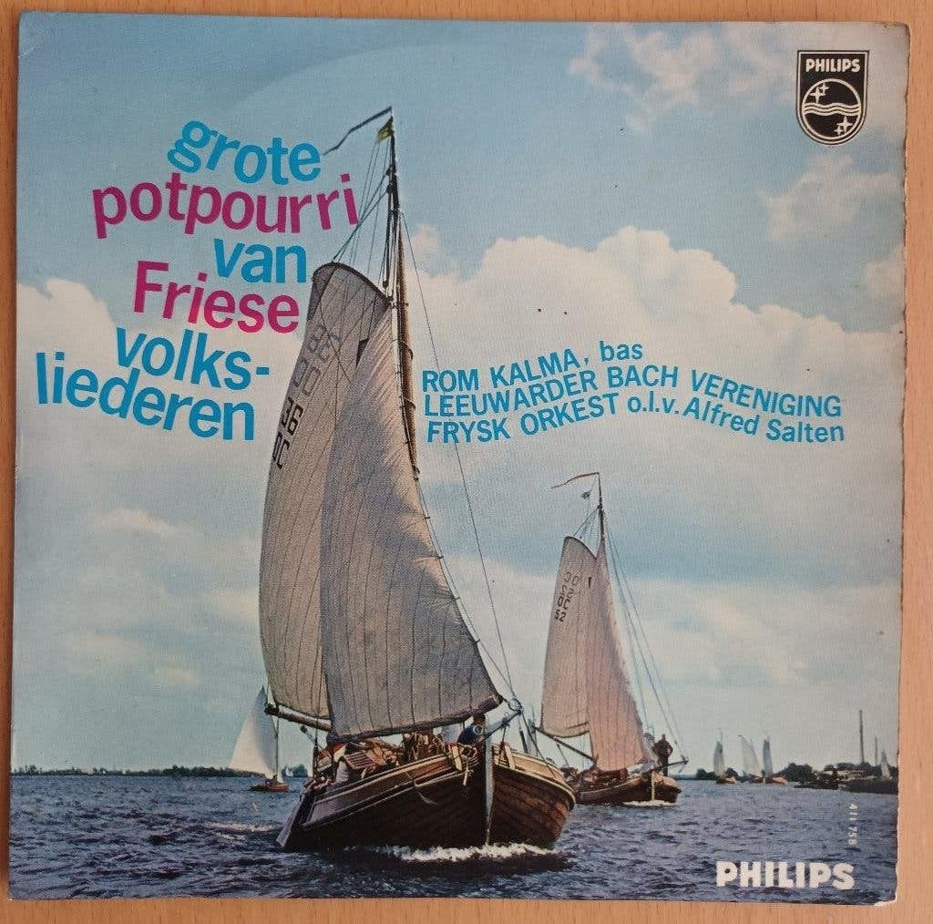 Frysk Orkest, Leeuwarder Bach Vereniging  (EP 411 758), Cd's en Dvd's, Overige genres, 7 inch, Zo goed als nieuw, EP