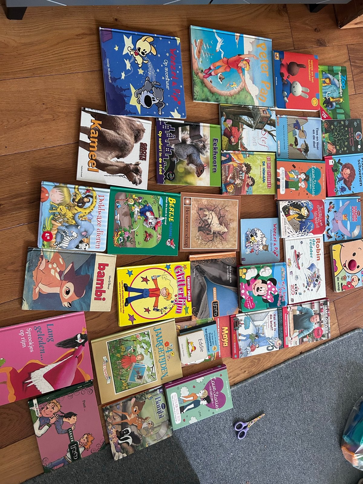 Grote partij kinderboeken, vintage en nieuw, Ophalen, Gelezen, Fictie algemeen