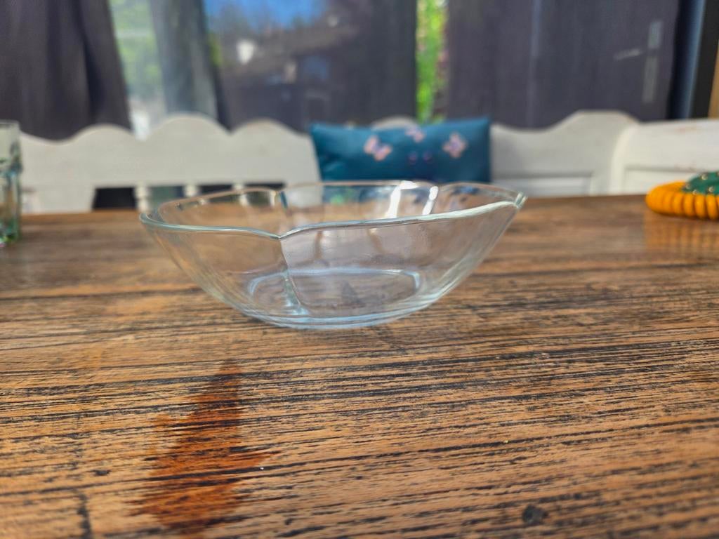 Retro vintage "bloem" schaal Duralex made in France, Ophalen, Huis en Inrichting