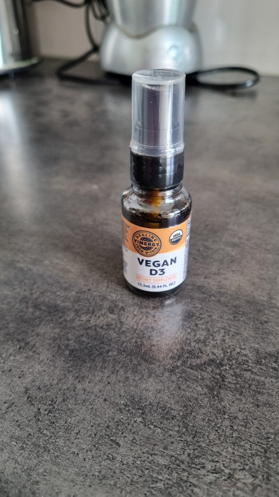 Vimergy Vegan D3 Vitamine D3 supplement 13.5ml, Sport en Fitness, Gezondheidsproducten en Wellness, Verzenden, Nieuw, Poeder of Drank