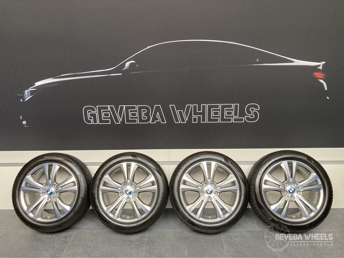 18” originele BMW X1 F48 / X2 F39 velgen + banden 568 5x112, 18 inch, Gebruikt, -, -
