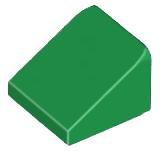 Lego dakpannen/slope 1x1 groen 34 st, Ophalen of Verzenden, Gebruikt, Losse stenen, Lego