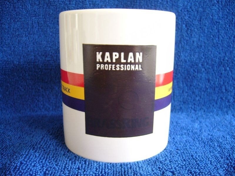 mok Kaplan Professional oud maar niet gebruikt, Ophalen of Verzenden, Nieuw, Porselein, Kop en/of schotel
