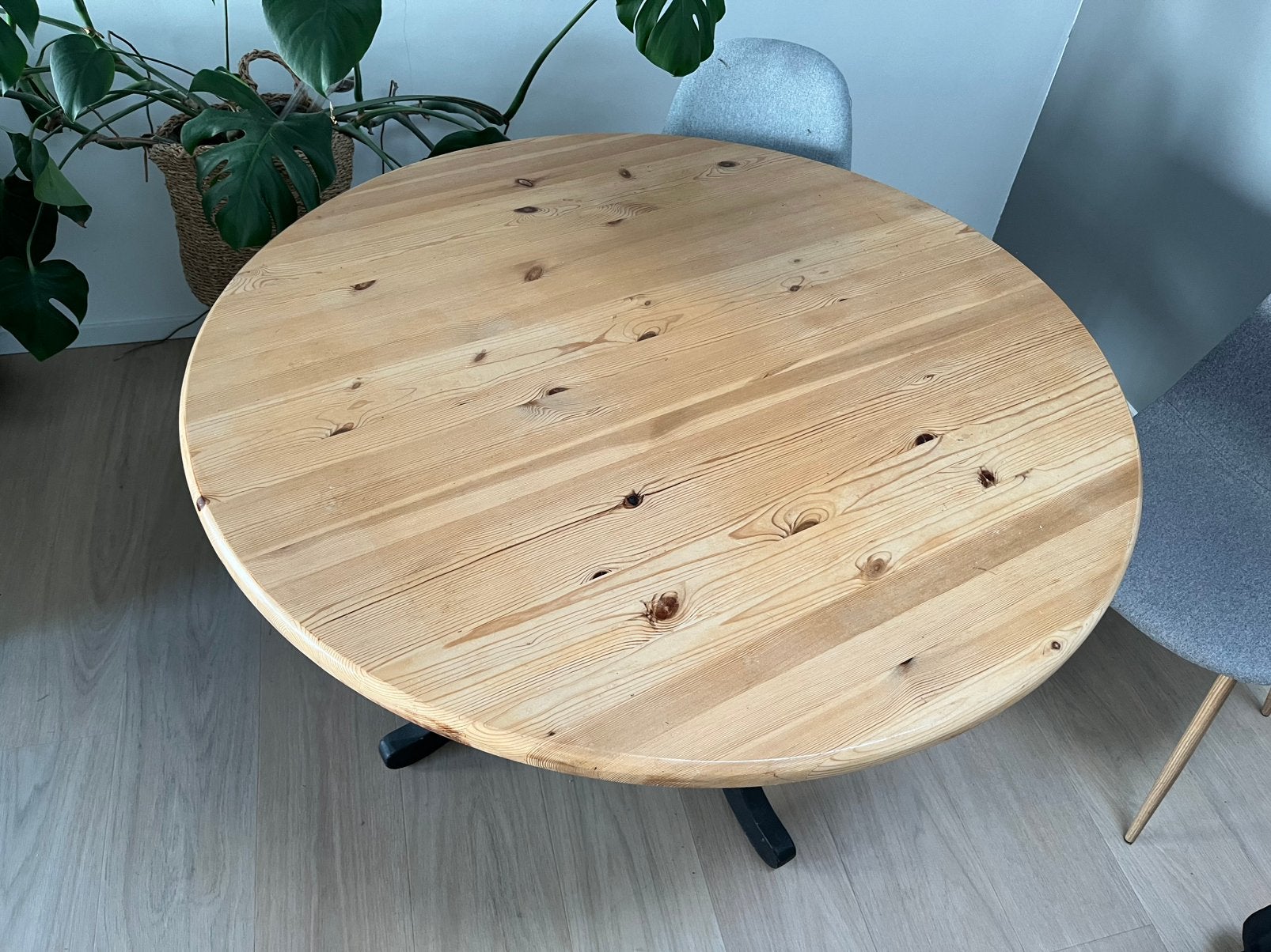 Ronde eettafel 120cm, Ophalen, 100 tot 150 cm, Rond, Zo goed als nieuw