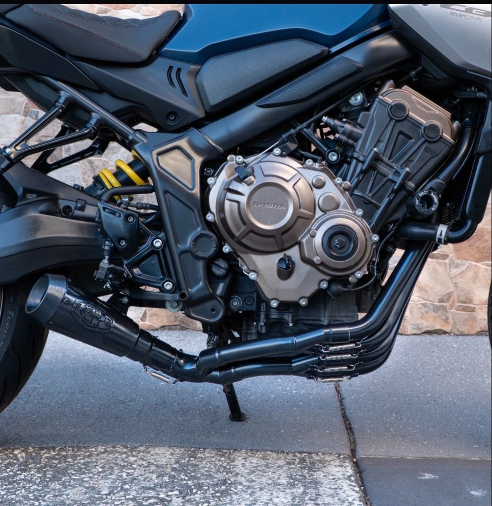 Kelpi Custom uitlaatsysteem Honda CB(R)650r, Motoren, Onderdelen | Honda, Nieuw, Ophalen of Verzenden
