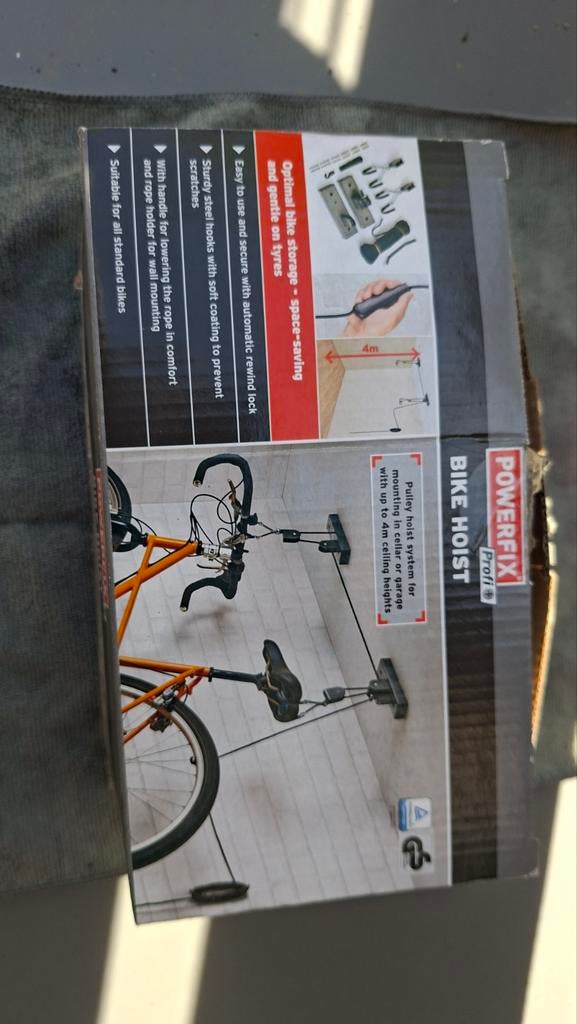 Nieuw fietsen ophangsysteem, Fietsen en Brommers, Fietsaccessoires | Fietsenrekken, Ophalen of Verzenden