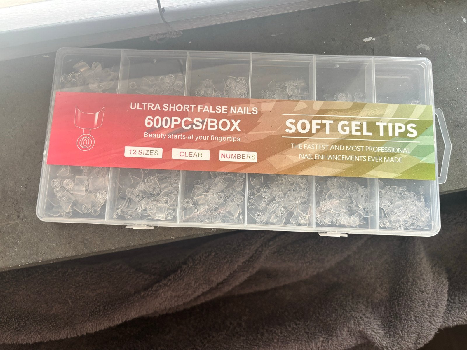 600 stuks Ultra Korte Nepnagels - Soft Gel Tips, Ophalen of Verzenden, Nieuw, Overige typen