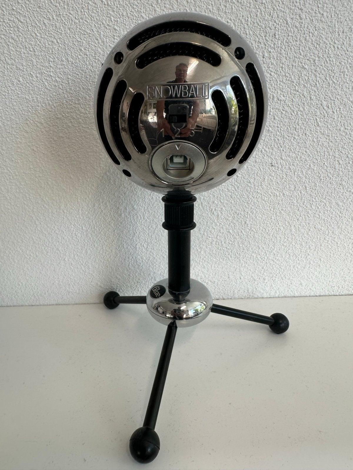 Blue Snowball iCE USB Microfoon - Ideaal voor streaming, Muziek en Instrumenten, Ophalen, Gebruikt, Studiomicrofoon